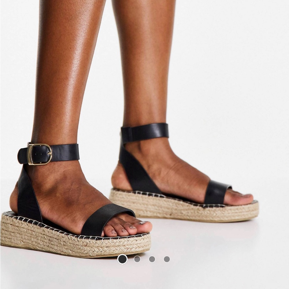 South beach spadrille wedge sandals - Picture 4 of 8